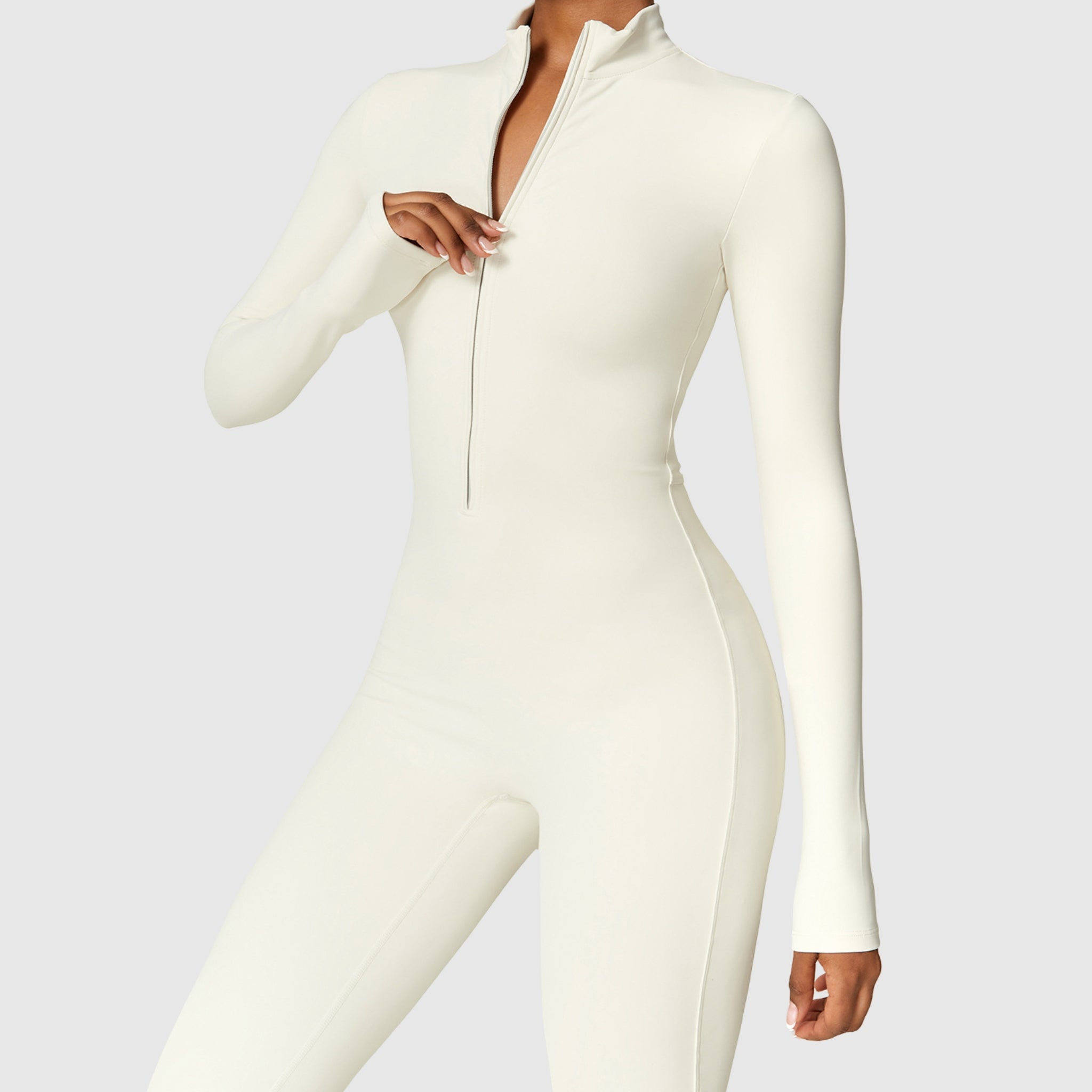 Zipper Sports Jumpsuit