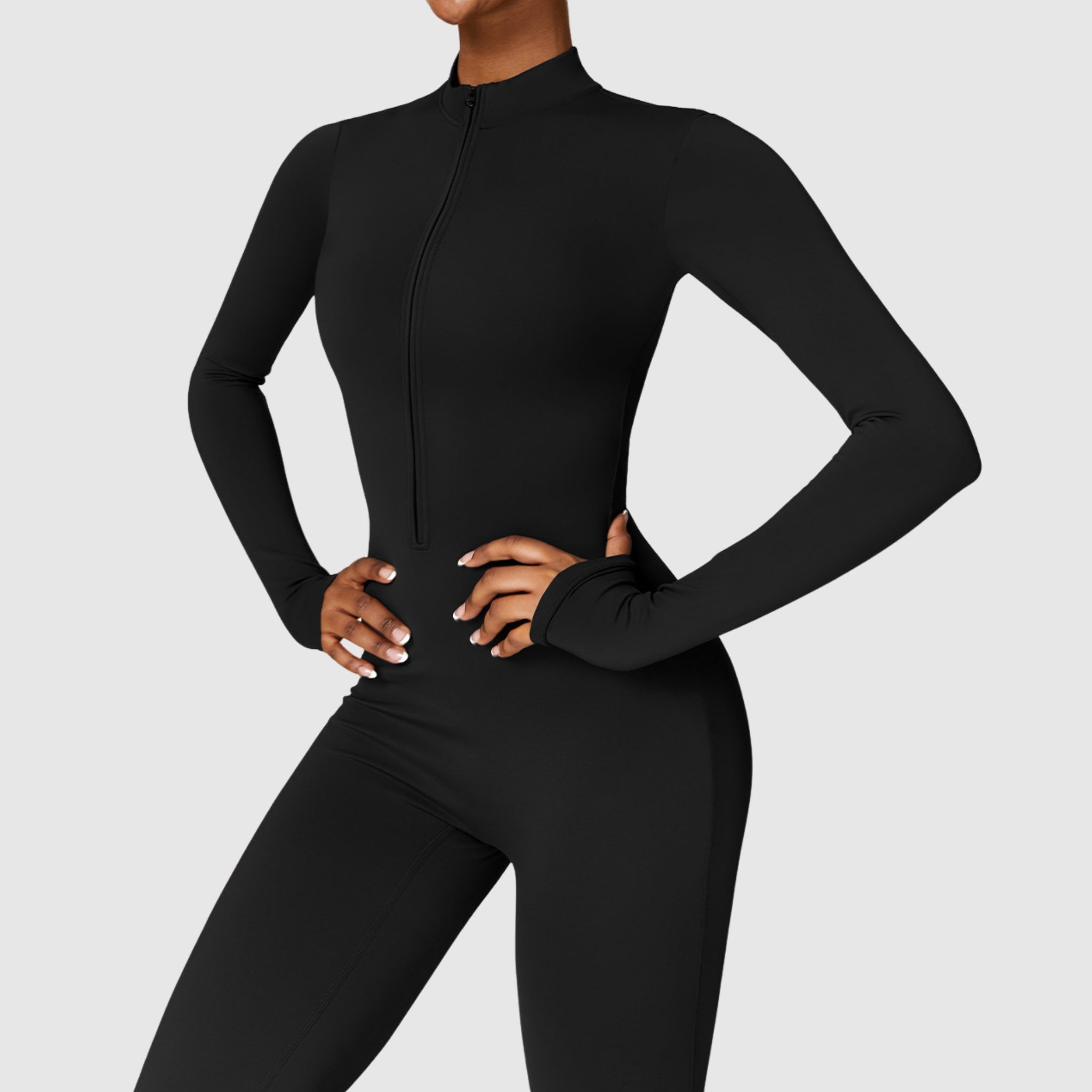 Zipper Sports Jumpsuit