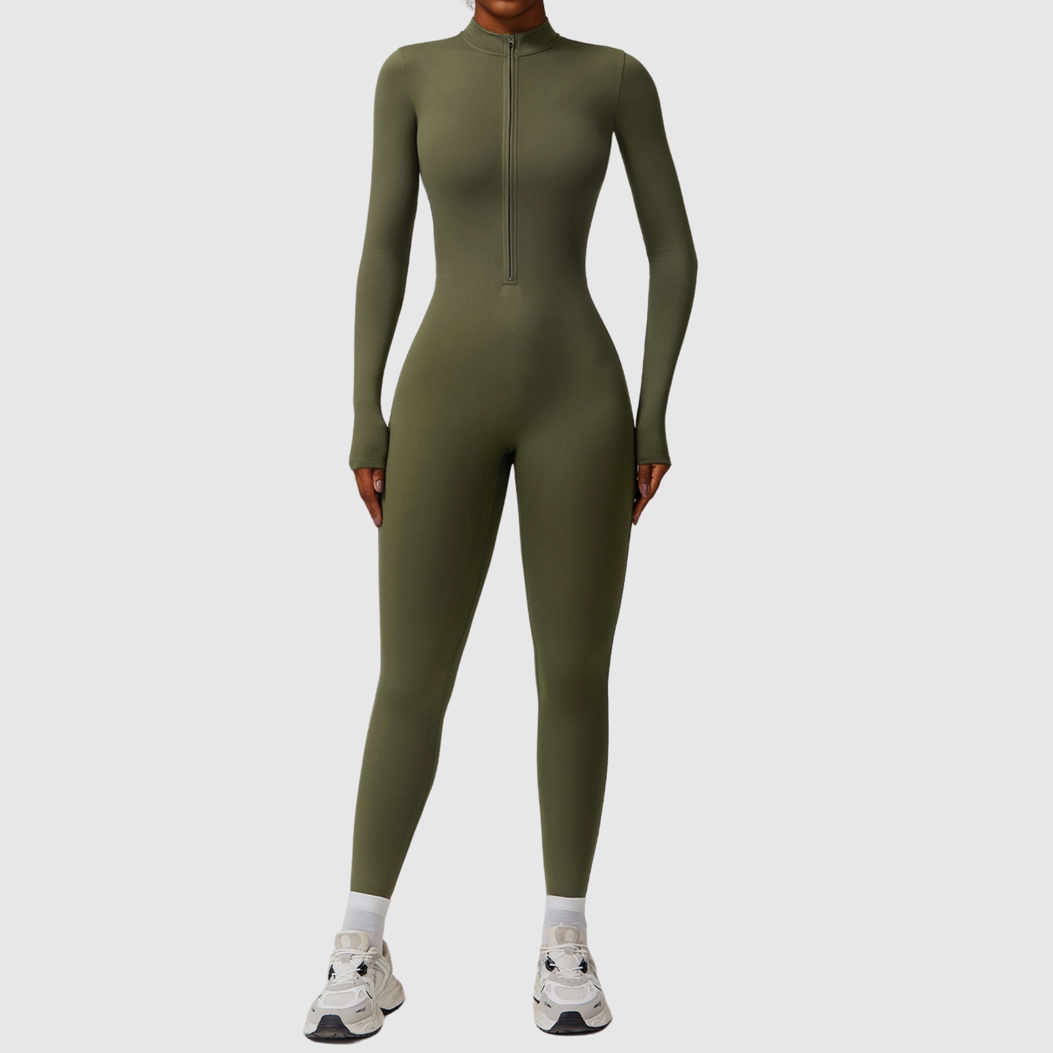 Zipper Sports Jumpsuit