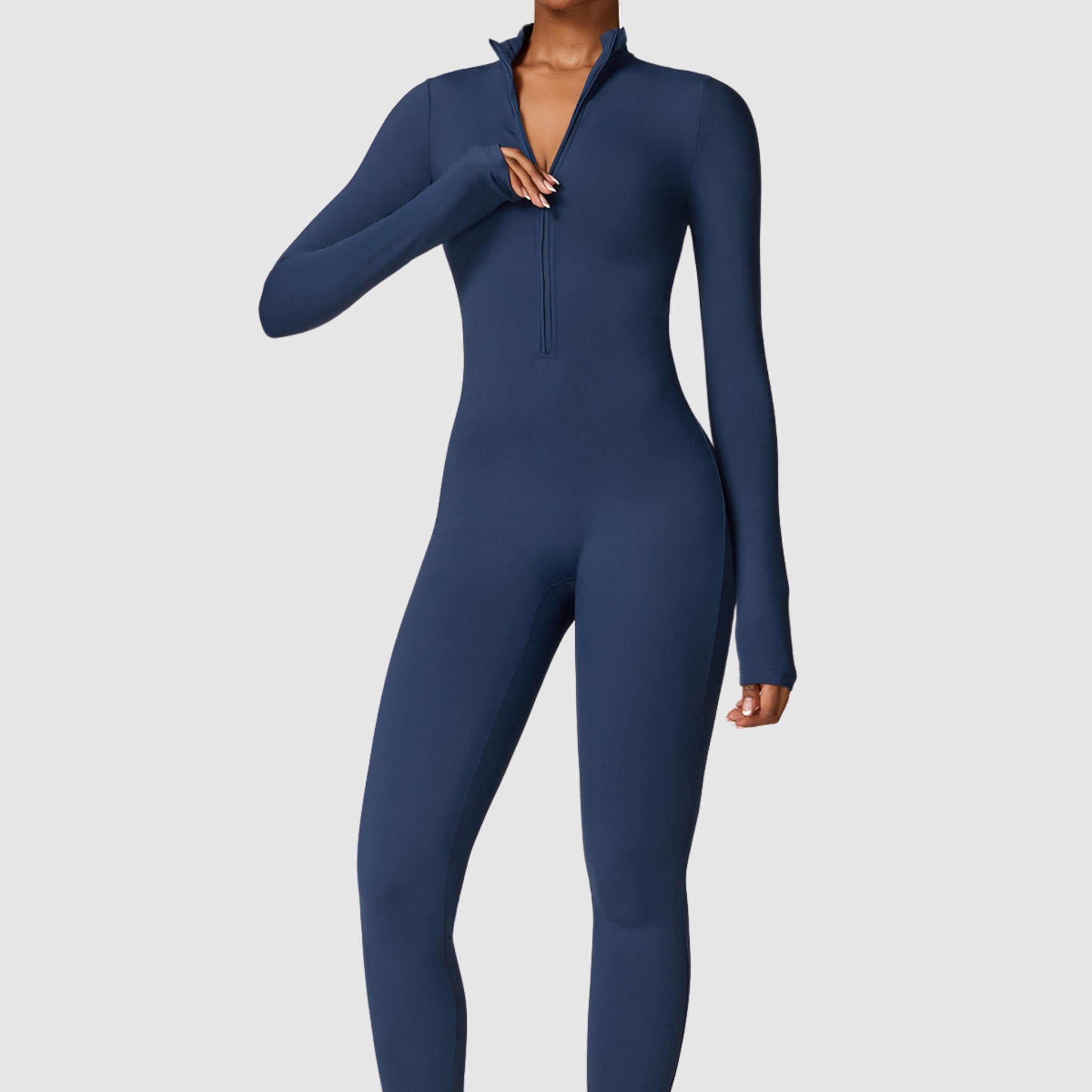 Zipper Sports Jumpsuit