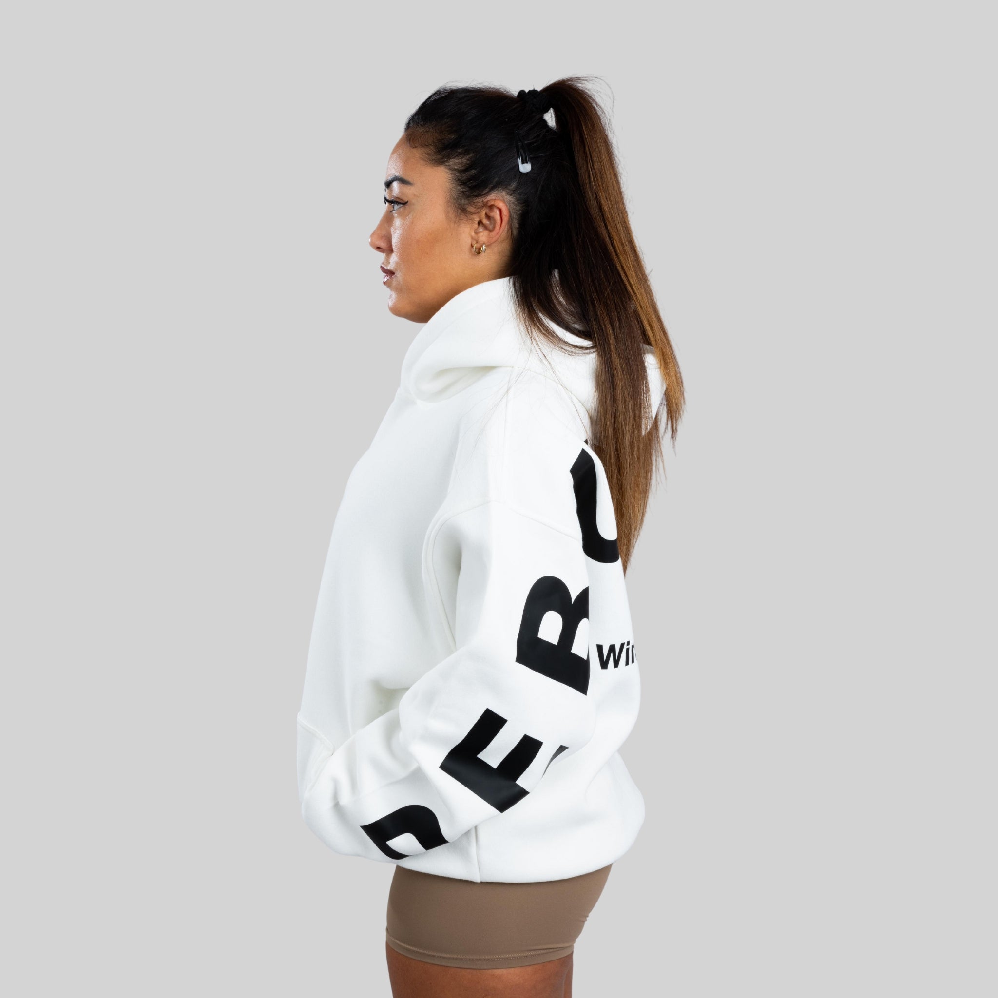 Oversized Printed Hoodie with Pocket