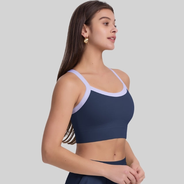 Cross back sport bra