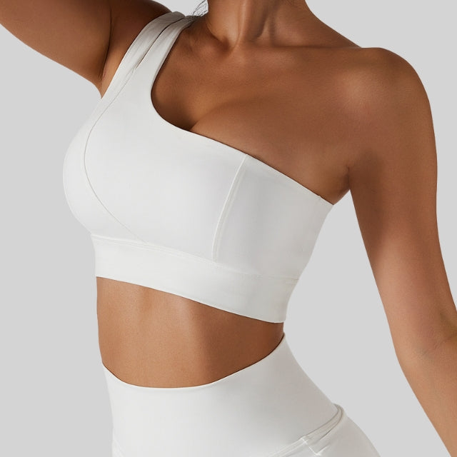 Oblique Shoulder Bra