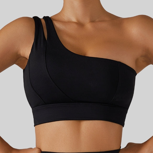 Oblique Shoulder Bra