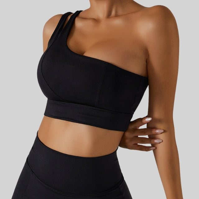 Oblique Shoulder Bra