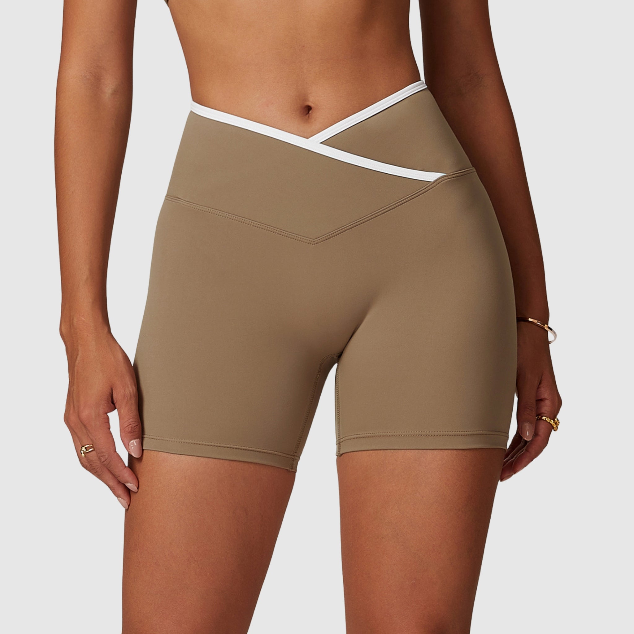 Elastic Padded Sports Shorts