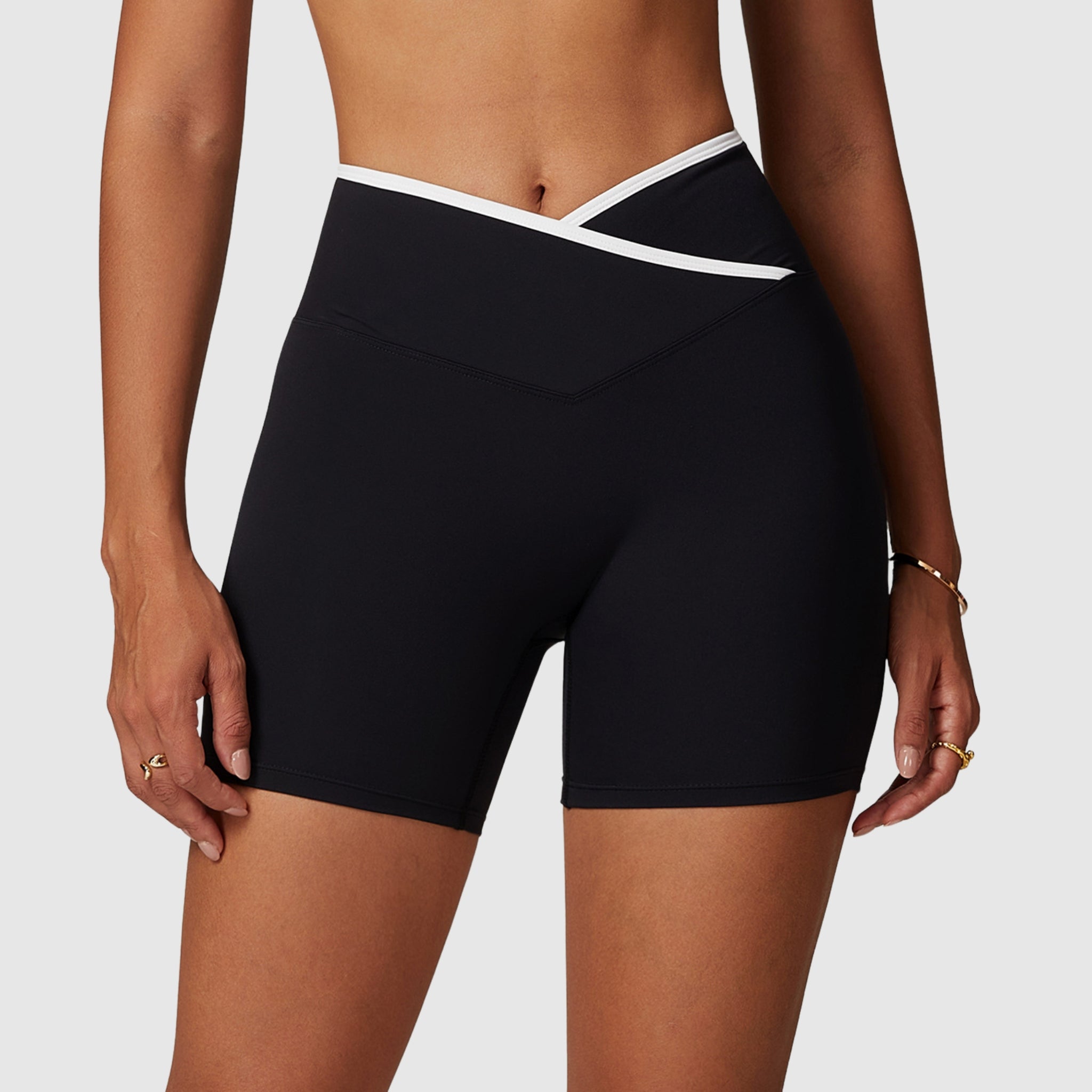 Elastic Padded Sports Shorts