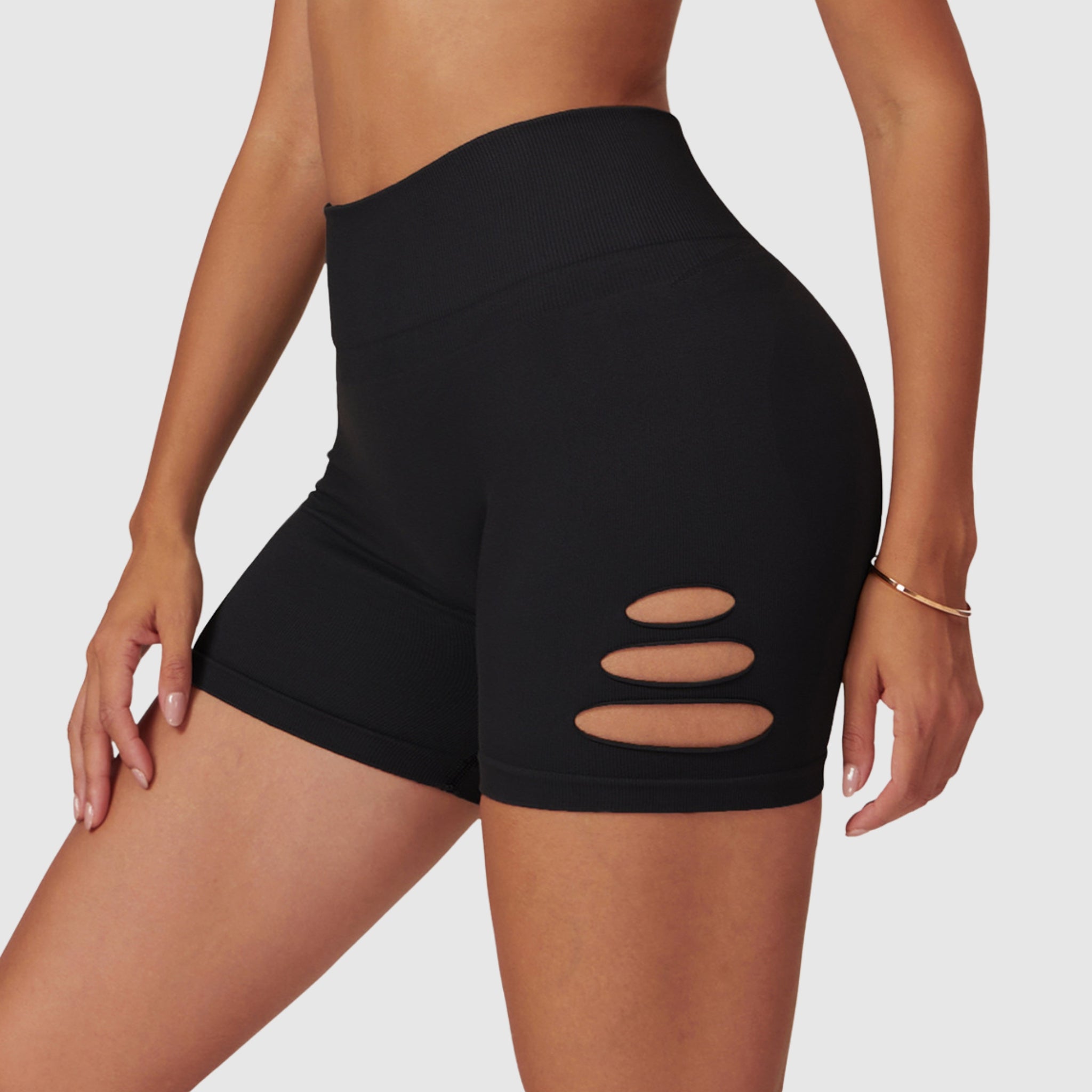 Mini Shorts With Cut Out