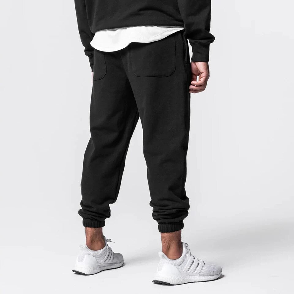 Full Cotton Set Kangaroo Pocket Hoodie & Jogger