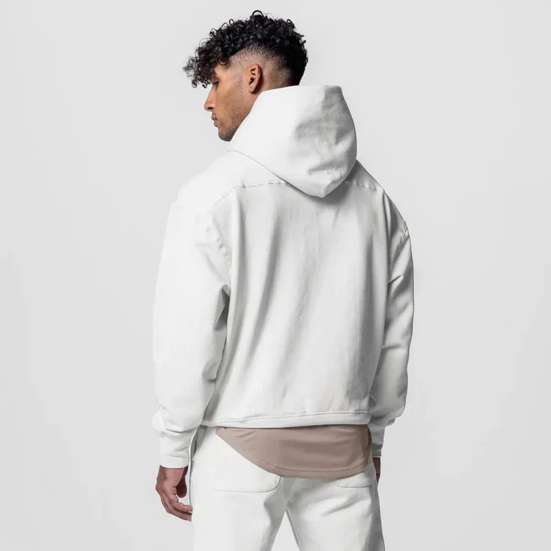 Full Cotton Set Kangaroo Pocket Hoodie & Jogger