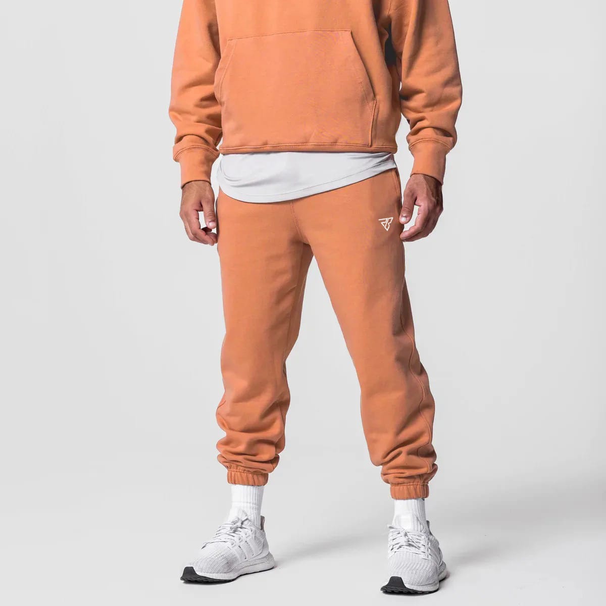 Full Cotton Set Kangaroo Pocket Hoodie & Jogger