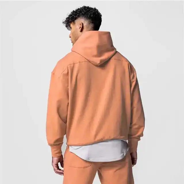 Full Cotton Set Kangaroo Pocket Hoodie & Jogger